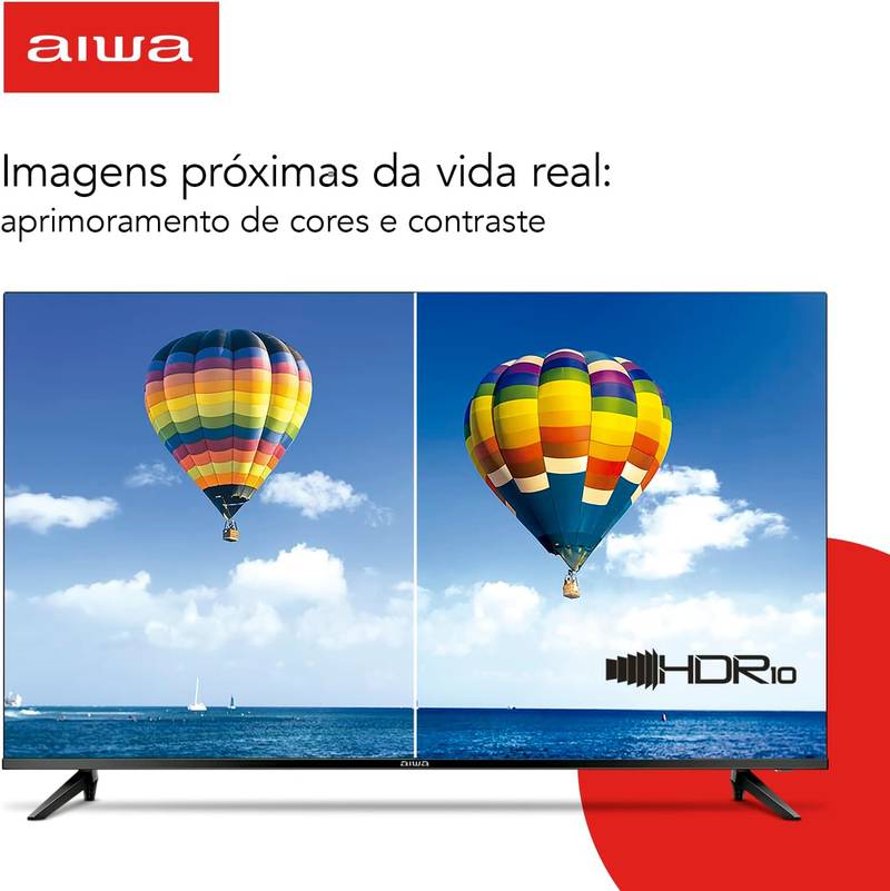 Interface Android TV na tela